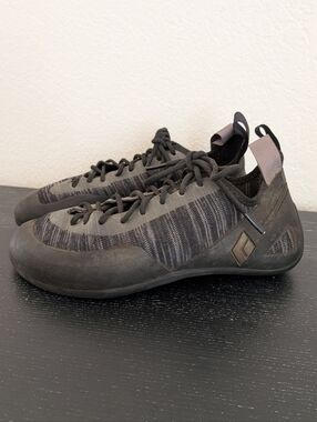 Black Diamond Momentum Lace Climbing Shoes Black/Gray Mens 8 Women's 9